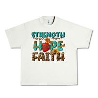 Pistachio Strength Hope Faith Urban Heavy Tee - BundleAndBundleShop