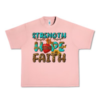 Salmon Strength Hope Faith Urban Heavy Tee - BundleAndBundleShop