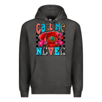 Charcoal Heather call me never olivia Premium Hoodie - OliviaCreatesArt
