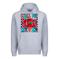 Heather Grey call me never olivia Premium Hoodie - OliviaCreatesArt