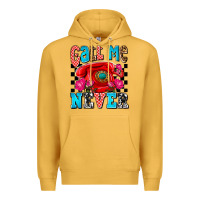 Mustard call me never olivia Premium Hoodie - OliviaCreatesArt