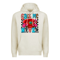 Oatmeal Heather call me never olivia Premium Hoodie - OliviaCreatesArt