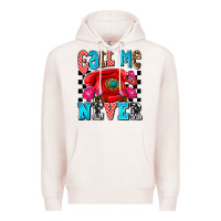 Pale Pink call me never olivia Premium Hoodie - OliviaCreatesArt