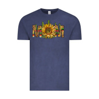 Vintage Denim Western Mom With Sunflower Vintage Tee - BundleAndBundleShop