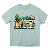Western Lets Get Lit Ado Heavy Core Tee | Teevron