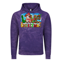 Cloud Purple love christmas cow Vintage Hoodie - MaliasSmallBusiness