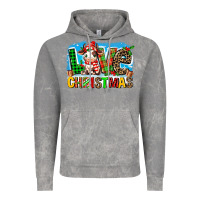 Cloud Rock love christmas cow Vintage Hoodie - MaliasSmallBusiness