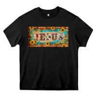 Black jesus western patterns license plate template Heavy Core Tee - BarkalooDesign