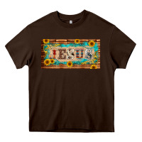 Jesus Western Patterns License Plate Template Heavy Core Tee | Teevron