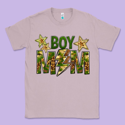 Boy Mom Classic Tee Designed By Bundleandbundleshop