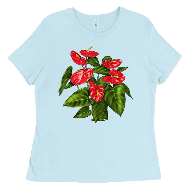 Anthurium Ladies Tee by LillyAllenDesigns | Teevron