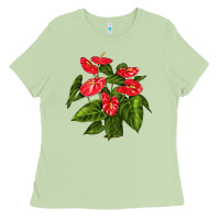 Matcha anthurium Ladies Tee - LillyAllenDesigns