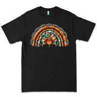 Black turquoise thanksgiving turkey rainbow Premium Tee - Jasminsmagicworld