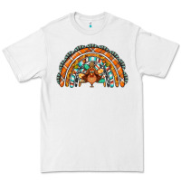 White turquoise thanksgiving turkey rainbow Premium Tee - Jasminsmagicworld