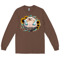 Chestnut Hedgehog with Sunflower Long Sleeve Tee - Bettercallsaul