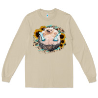 Mushroom Hedgehog with Sunflower Long Sleeve Tee - Bettercallsaul