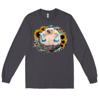 Smoke Hedgehog with Sunflower Long Sleeve Tee - Bettercallsaul