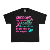 Black Support The Lighters Admire The Survivors Remember The Angels Urban Heavy Tee - BundleAndBundleShop