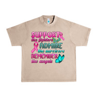 French Oak Support The Lighters Admire The Survivors Remember The Angels Urban Heavy Tee - BundleAndBundleShop