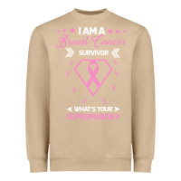 Mushroom I am a Breast Cancer Survivor What is Your Superpower Heavyweight Sweatshirt - Bettercallsaul