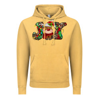 Vintage Mustard joy christmas deer Vintage Hoodie - MaliasSmallBusiness