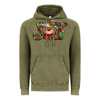 Vintage Olive joy christmas deer Vintage Hoodie - MaliasSmallBusiness