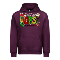 Mauve Wine Nurse Juneenth Urban Hoodie - CowhideDigitalArt
