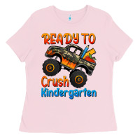 Bubblegum Pink ready to crush kindergarten Ladies Tee - Jasminsmagicworld