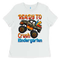 White ready to crush kindergarten Ladies Tee - Jasminsmagicworld