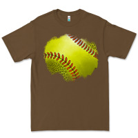Cacao leopard softball patch Premium Tee - Jasminsmagicworld