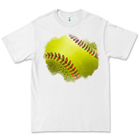 White leopard softball patch Premium Tee - Jasminsmagicworld
