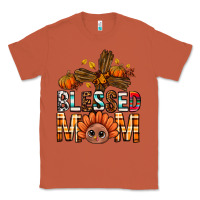 Copper Western Blessed Mom With Cross Classic Tee - BundleAndBundleShop
