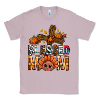 Lilac Western Blessed Mom With Cross Classic Tee - BundleAndBundleShop