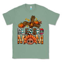 Sage Western Blessed Mom With Cross Classic Tee - BundleAndBundleShop