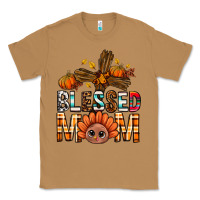Toasted Coconut Western Blessed Mom With Cross Classic Tee - BundleAndBundleShop
