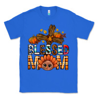 True Royal Western Blessed Mom With Cross Classic Tee - BundleAndBundleShop