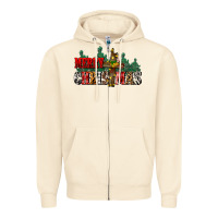 Sandshell merry christmas  cross Zipper Hoodie - CowGirlArtShop