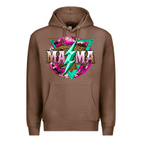 Chestnut mama life and thunderbolt Premium Hoodie - JahusDesignShop