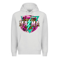 Dove Grey mama life and thunderbolt Premium Hoodie - JahusDesignShop