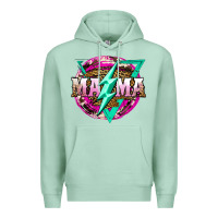 Seafoam mama life and thunderbolt Premium Hoodie - JahusDesignShop