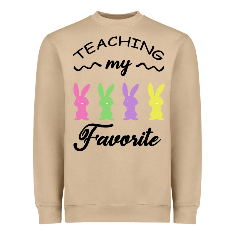 Teaching My Favorite Bunny Heavyweight Sweatshirt by Bettercallsaul | Teevron