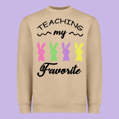 Teaching My Favorite Bunny Heavyweight Sweatshirt Designed By Bettercallsaul