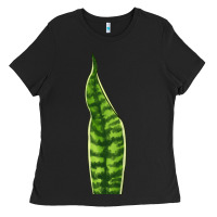 Black Snake Plant Ladies Tee - LillyAllenDesigns