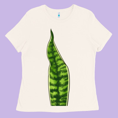 Snake Plant Ladies Tee Designed By Lillyallendesigns