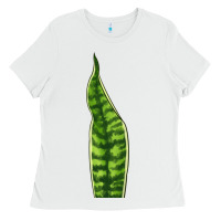 White Snake Plant Ladies Tee - LillyAllenDesigns