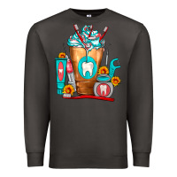 Smoke Dentist Cold Drink Frappe Premium Sweatshirt - FaDigitalArtStudio