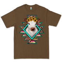 Cacao heifer cowhide aztec Premium Tee - JahusDesignShop