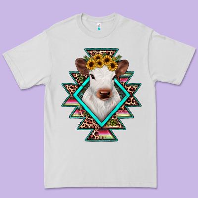 Heifer Cowhide Aztec Premium Tee Designed By Jahusdesignshop