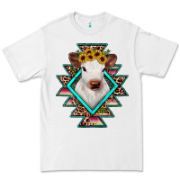 White heifer cowhide aztec Premium Tee - JahusDesignShop