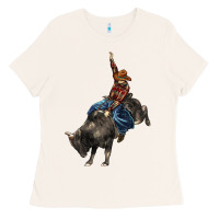 Bone western rodeo bullfighter Ladies Tee - BarkalooDesign